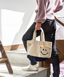 TOSSDICE / BamBooks the Heritage | 【 TOSSDICE / トスダイス 】 TD SMILE - EMBROIDERED TO-TO / スマイル エンブロイダード トート(トートバッグ)