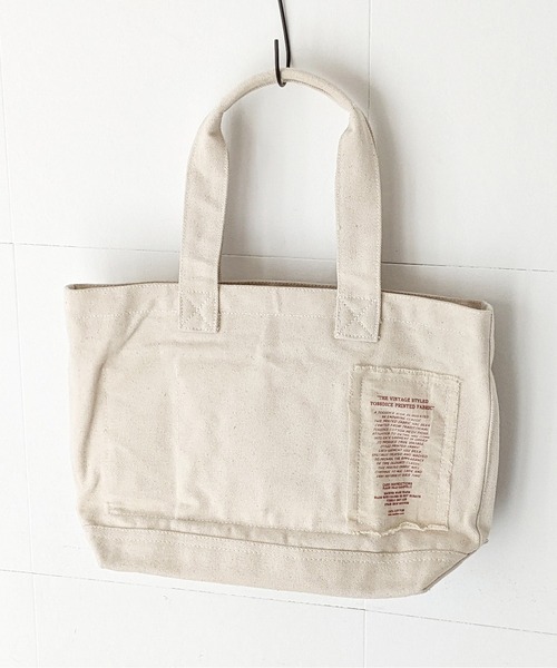 TOSSDICE / BamBooks the Heritage（トスダイス／バンブックスザヘリテイジ）の「【 TOSSDICE / トスダイス 】 TD SMILE - EMBROIDERED TO-TO / スマイル エンブロイダード トート（トートバッグ・レディース・ホワイト×ブルー/ホワイト×レッド/ホワイト・FREE）」の11枚目の写真