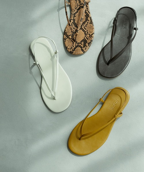 ROPE'（ロペ）の「ナロートングサンダル（サンダル・レディース・ダークブラウン/カーキ/キャメル/キナリ・36/37/36.5/37.5）」の2枚目の写真