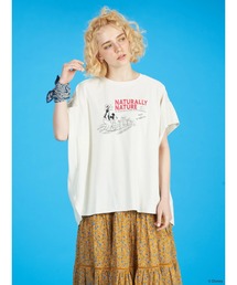 Disney | ピグメント変形スリーブプルオーバー/Disney(Tシャツ/カットソー)