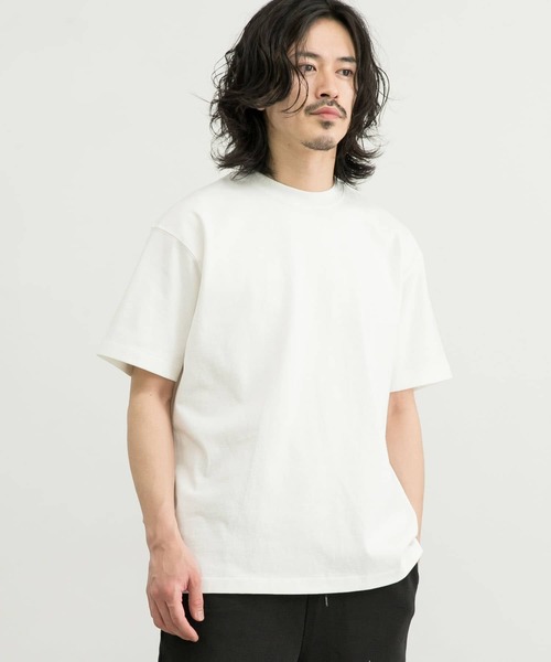URBAN RESEARCH（アーバンリサーチ）の「超度詰め天竺カラーTシャツ（Tシャツ/カットソー・メンズ・ホワイト/ブラック/レッド/グリーン/ロイヤルブルー・MEDIUM/LARGE/X-LARGE）」の9枚目の写真