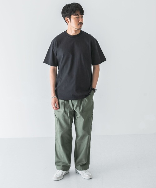 URBAN RESEARCH（アーバンリサーチ）の「超度詰め天竺カラーTシャツ（Tシャツ/カットソー・メンズ・ホワイト/ブラック/レッド/グリーン/ロイヤルブルー・MEDIUM/LARGE/X-LARGE）」の17枚目の写真