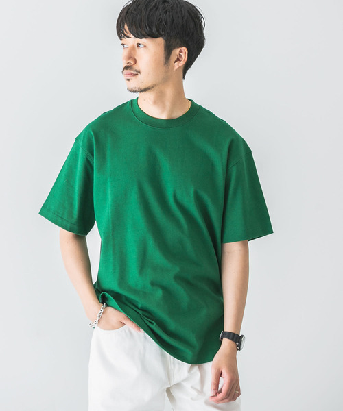 URBAN RESEARCH（アーバンリサーチ）の「超度詰め天竺カラーTシャツ（Tシャツ/カットソー・メンズ・ホワイト/ブラック/レッド/グリーン/ロイヤルブルー・MEDIUM/LARGE/X-LARGE）」の18枚目の写真