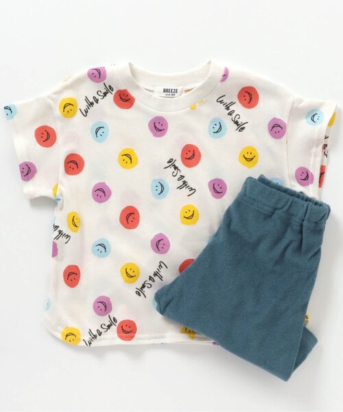 BREEZE(ブリーズ)の「男児SUMMER総柄パジャマ(ルームウェア/パジャマ・キッズ・オフホワイト/ミント/グレー/ベージュ・100/110/90/120/130/140/80)」の6枚目の写真