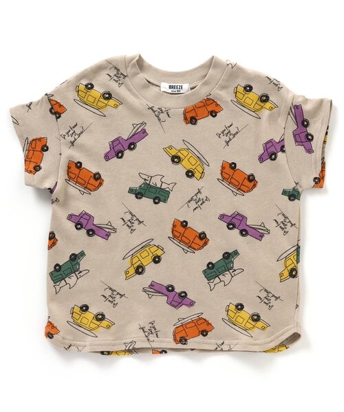 BREEZE(ブリーズ)の「男児SUMMER総柄パジャマ(ルームウェア/パジャマ・キッズ・オフホワイト/ミント/グレー/ベージュ・100/110/90/120/130/140/80)」の5枚目の写真