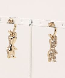 ⭐️現行/未使用級⭐️コーチ レキシー スケルタル ハギー ピアス ゴールド 箱付き スケルタル レキシー ハギー ピアス（ピアス（両耳用））｜COACH