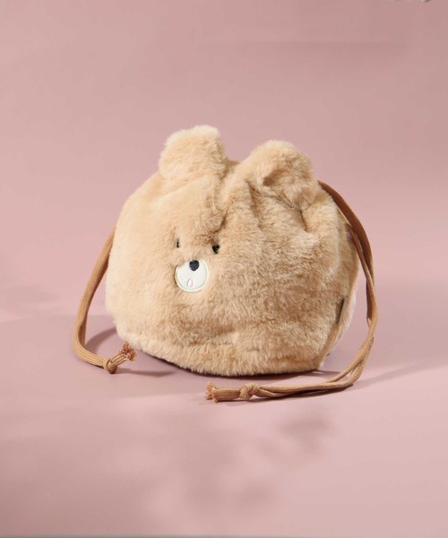 acca バレッタ　オードリー　ブラウン　茶色　スワロスフキー　ポーチ　巾着 acca バレッタ オードリー ブラウン 茶色 スワロスフキー ポーチ 巾着