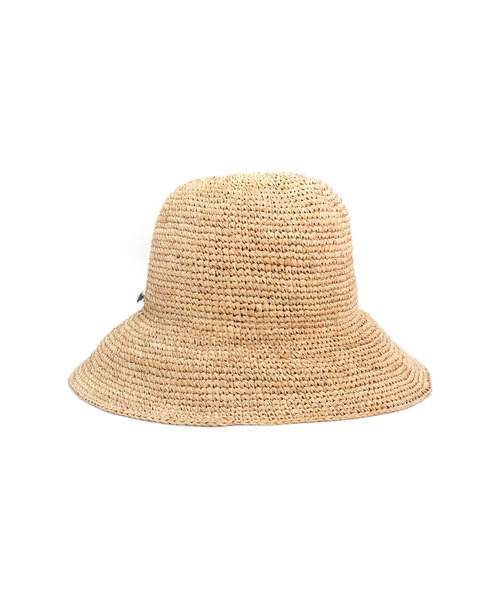 MANIERA(マニエラ)の「ラフィアコマ編みハット(ハット・レディース・ベージュ・FREE)」の8枚目の写真