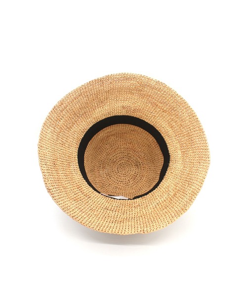 MANIERA(マニエラ)の「ラフィアコマ編みハット(ハット・レディース・ベージュ・FREE)」の9枚目の写真