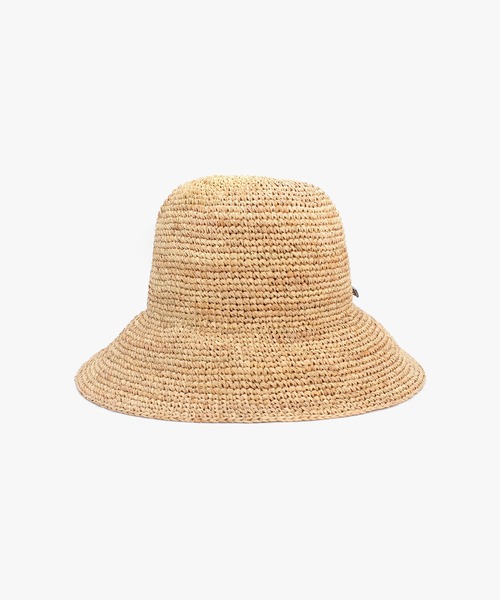 MANIERA(マニエラ)の「ラフィアコマ編みハット(ハット・レディース・ベージュ・FREE)」の11枚目の写真