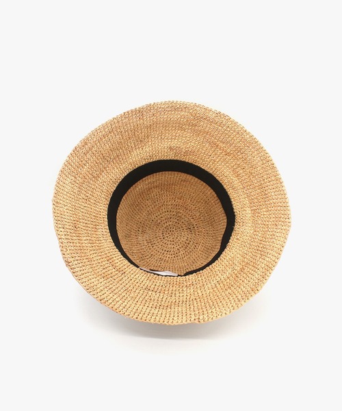 MANIERA(マニエラ)の「ラフィアコマ編みハット(ハット・レディース・ベージュ・FREE)」の13枚目の写真
