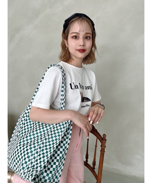 jumelle（ジュメロ）の「DOGプリントT（Tシャツ/カットソー・レディース・ホワイト・FREE）」の5枚目の写真