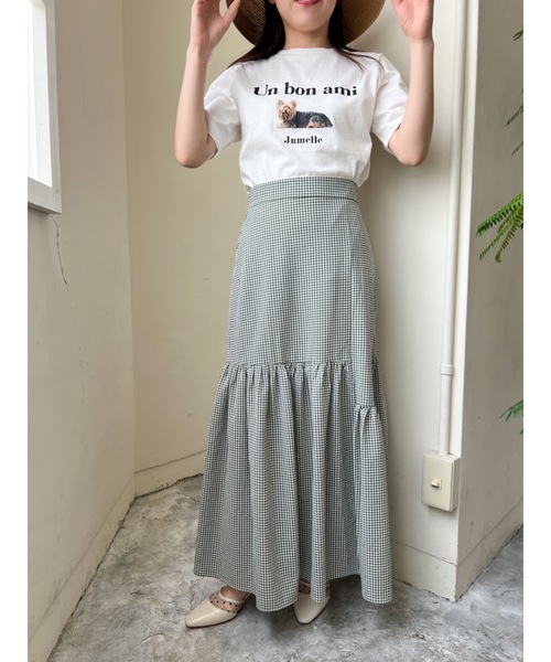 jumelle（ジュメロ）の「DOGプリントT（Tシャツ/カットソー・レディース・ホワイト・FREE）」の22枚目の写真