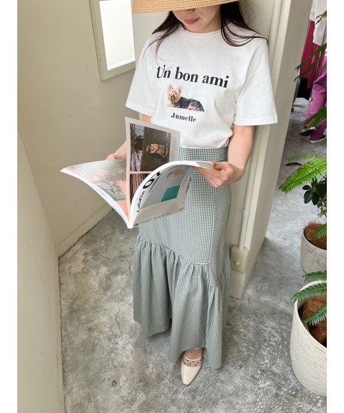 jumelle（ジュメロ）の「DOGプリントT（Tシャツ/カットソー・レディース・ホワイト・FREE）」の18枚目の写真