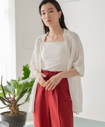 LOWRYS FARM | エリツキレースニットＳＳ　350794(カーディガン/ボレロ)