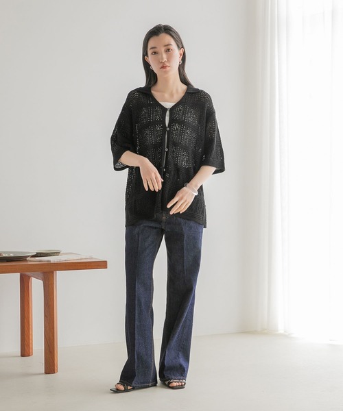 youページ アゼVチュニックニット LOWRYS FARM ローリーズファーム