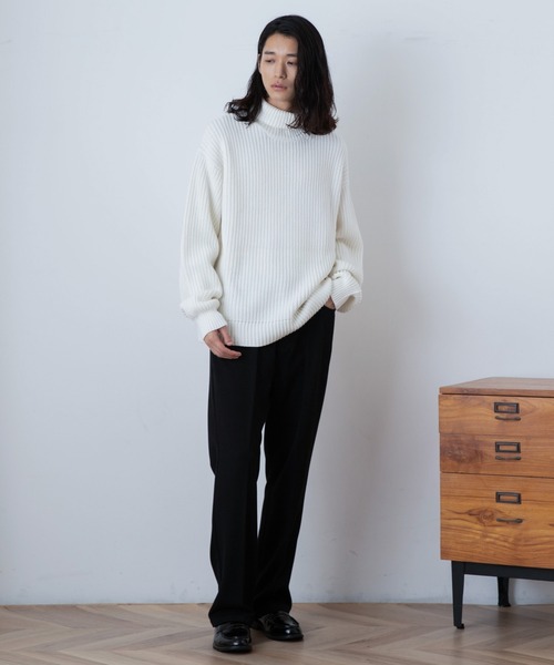 THE STANDARD（ザスタンダード）の「WEGO/タートルネックプルオーバーニット（ニット/セーター・メンズ・ブラック/ホワイト/ブルー・MEDIUM/LARGE）」の16枚目の写真