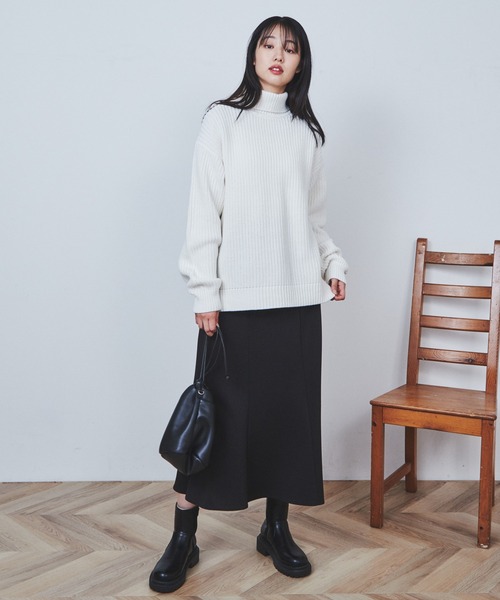 THE STANDARD（ザスタンダード）の「WEGO/タートルネックプルオーバーニット（ニット/セーター・メンズ・ブラック/ホワイト/ブルー・MEDIUM/LARGE）」の19枚目の写真