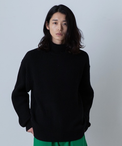 THE STANDARD（ザスタンダード）の「WEGO/タートルネックプルオーバーニット（ニット/セーター・メンズ・ブラック/ホワイト/ブルー・MEDIUM/LARGE）」の12枚目の写真