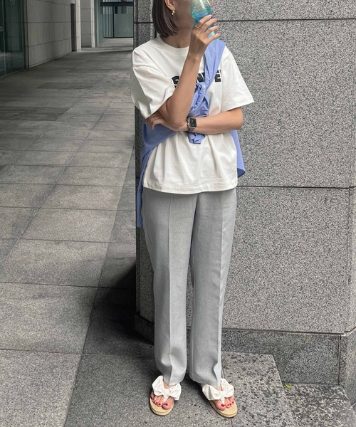 KOBE LETTUCE（コウベレタス）の「ギャザートングフラットサンダル[I2441]（サンダル・レディース・ホワイト/イエロー/グリーン/ブラック・LL/M/S/L）」の12枚目の写真