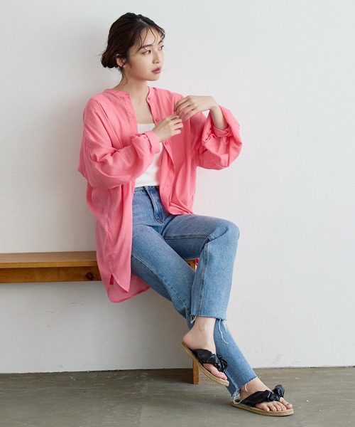 KOBE LETTUCE（コウベレタス）の「ギャザートングフラットサンダル[I2441]（サンダル・レディース・ホワイト/イエロー/グリーン/ブラック・LL/M/S/L）」の15枚目の写真