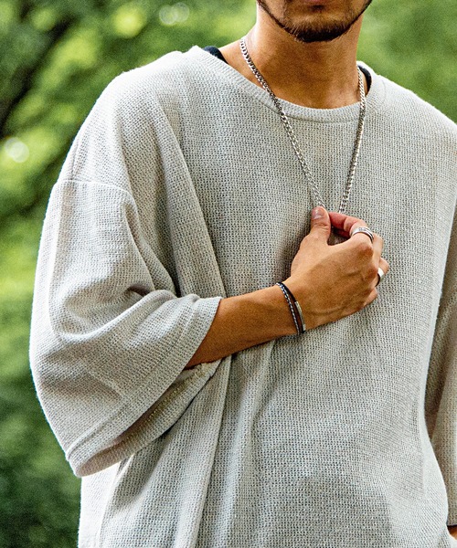 SILVER BULLET（シルバーバレット）の「『SILVER BULLET SELECT AC/シルバーバレットセレクト』プレート2連ブレスレット【+】（ブレスレット・メンズ・シルバー/ゴールド・FREE）」の9枚目の写真