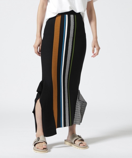 Un3d アンスリード Tribal Border Un3d アンスリード のスカート Un3d アンスリード Tribal Asymme Asymme Kt Sk トライバルボーダーアシメニットスカート 787 を購入できます Royal Sk トライバルボーダーアシメ ニットスカート スカート Un3d