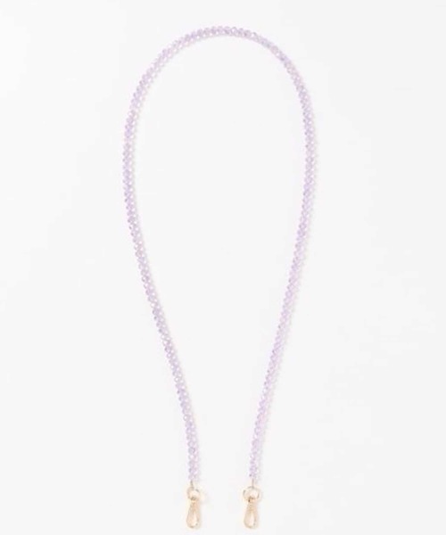 natural couture(ナチュラルクチュール)の「選べるショルダーチェーン(その他雑貨・レディース・グレー/グリーン/クリア/その他1/ピンク/レッド/ラベンダー・FREE)」の4枚目の写真