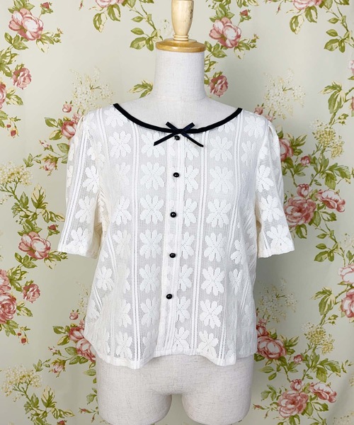 Clice de Paris(クリシェドゥパリス)の「K/フレンチブラウス(シャツ/ブラウス・レディース・アイボリー・ONESIZE)」の2枚目の写真