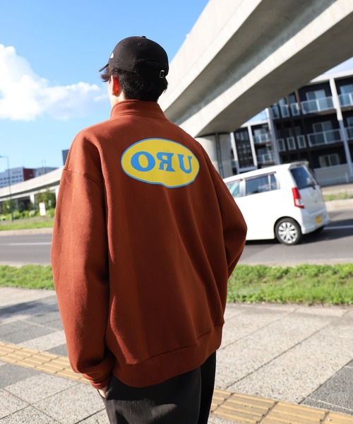 ZIP FIVE(ジップファイブ)の「【ZIP FIVE】【ORU】ワンポイントロゴ ビッグシルエットハーフジップスウェット(スウェット・レディース・ブラック/ネイビー/ブラウン/アイボリー/杢グレー・MEDIUM/LARGE/X-LARGE)」の17枚目の写真