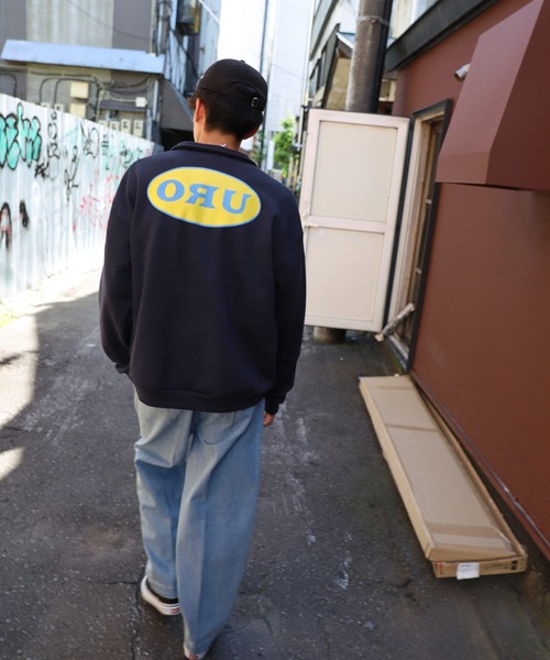 ZIP FIVE(ジップファイブ)の「【ZIP FIVE】【ORU】ワンポイントロゴ ビッグシルエットハーフジップスウェット(スウェット・レディース・ブラック/ネイビー/ブラウン/アイボリー/杢グレー・MEDIUM/LARGE/X-LARGE)」の22枚目の写真