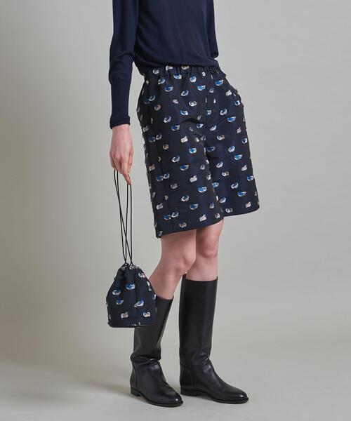 LOEFF（ロエフ）の「＜LOEFF＞ルリビタキ ジャカード 巾着バッグ