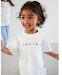 アリシアスタン ロゴTシャツ ALEXIA STAM tシャツ Embroidery Logo Tee / ロゴ刺繍Tee