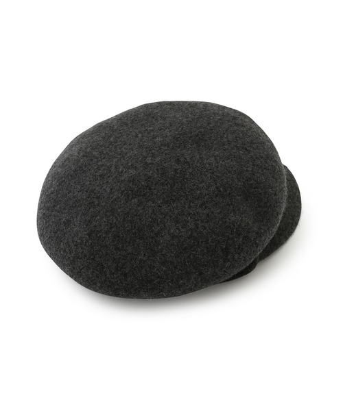 ROPE' PICNIC(ロペピクニック)の「ウールキャスケット(キャスケット・レディース・チャコールグレー/ブラック/ベージュ・FREE)」の4枚目の写真