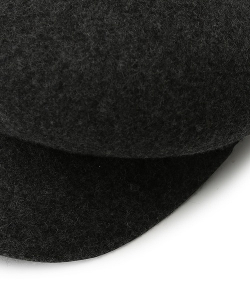 ROPE' PICNIC(ロペピクニック)の「ウールキャスケット(キャスケット・レディース・チャコールグレー/ブラック/ベージュ・FREE)」の6枚目の写真
