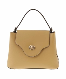 OFUON le MK | 【2WAY】フェイクレザーコンパクトハンドバッグ(ハンドバッグ)