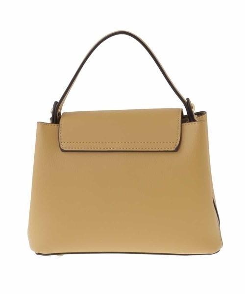 OFUON le MK（オフオンルエムケー）の「【2WAY】フェイクレザーコンパクトハンドバッグ（ハンドバッグ・レディース・イエロー/サンドベージュ/アイボリー・38）」の5枚目の写真