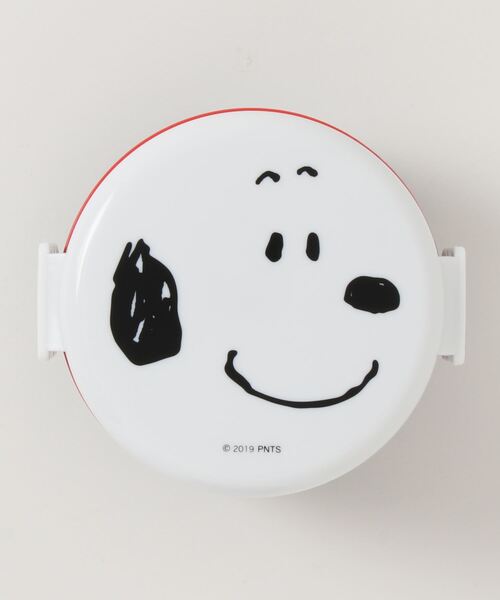 Disney（ディズニー）の「(SK)【Disney】丸型 ランチボックス 2段 フォーク付き[500ml]（お弁当箱・キッズ・ホワイト×ブラック/イエロー・ONE SIZE）」の9枚目の写真