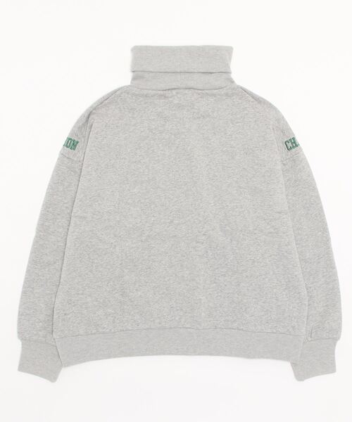 Champion(チャンピオン)の「【Champion/チャンピオン】レディース ハイネックスウェットシャツ(スウェット・レディース・ホワイト/グレー/ベージュ/ブラック・MEDIUM/LARGE)」の5枚目の写真