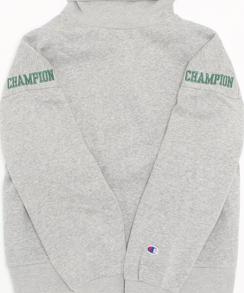 Champion(チャンピオン)の「【Champion/チャンピオン】レディース ハイネックスウェットシャツ(スウェット・レディース・ホワイト/グレー/ベージュ/ブラック・MEDIUM/LARGE)」の6枚目の写真