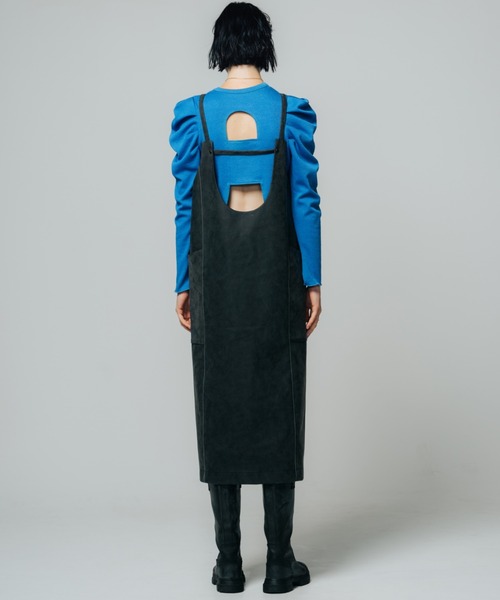 led.tokyo（レッドトウキョウ）の「【led.tokyo】2WAYフェイクレザーワンピース（ワンピース・レディース・ブラック/ベージュ・FREE）」の17枚目の写真