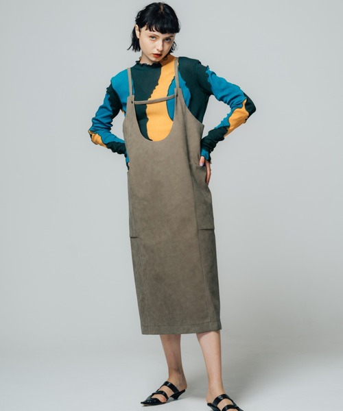 led.tokyo（レッドトウキョウ）の「【led.tokyo】2WAYフェイクレザーワンピース（ワンピース・レディース・ブラック/ベージュ・FREE）」の20枚目の写真