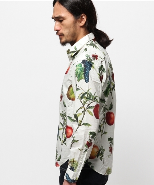 EDIFICE（エディフィス）の「◇フルーツプリントシャツ（シャツ/ブラウス・メンズ・ホワイト/ホワイト系その他・44/48/46）」の4枚目の写真