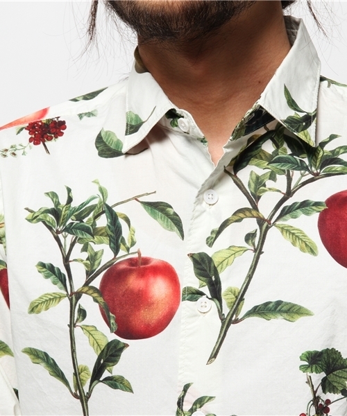 EDIFICE（エディフィス）の「◇フルーツプリントシャツ（シャツ/ブラウス・メンズ・ホワイト/ホワイト系その他・44/48/46）」の6枚目の写真