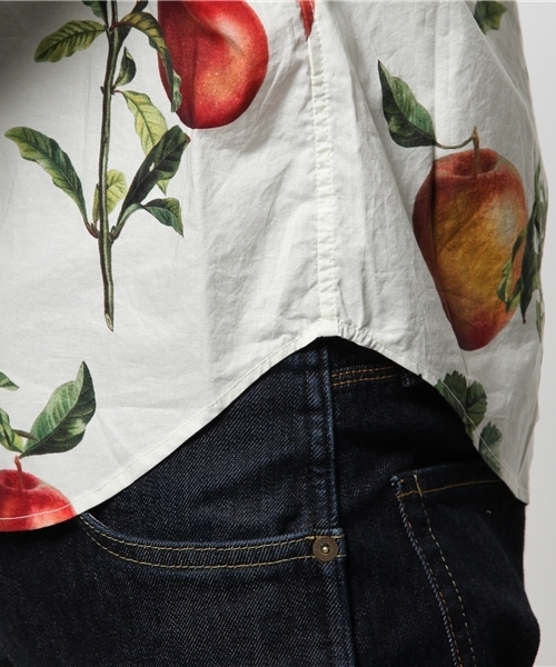 EDIFICE（エディフィス）の「◇フルーツプリントシャツ（シャツ/ブラウス・メンズ・ホワイト/ホワイト系その他・44/48/46）」の8枚目の写真