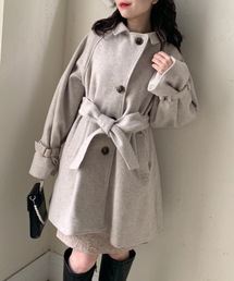 OLIVE des OLIVE | ミドル丈コート(ステンカラーコート)