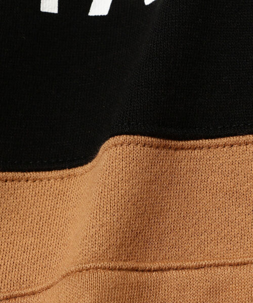 THE NORTH FACE（ザノースフェイス）の「THE NORTH FACE / スウェットロゴフーディー（100~150cm）（スウェット・キッズ・ブラウン系その他5/レッド系その他5・100/110/120/130/140/150）」の3枚目の写真