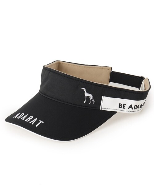 adabat（アダバット）の「◆メッセージロゴデザイン サンバイザー（サンバイザー・メンズ・ホワイト/ピンク系その他/ブラック・00）」の3枚目の写真