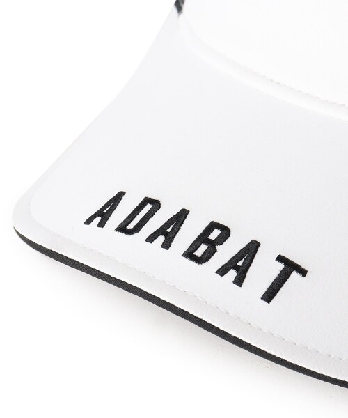adabat（アダバット）の「◆メッセージロゴデザイン サンバイザー（サンバイザー・メンズ・ホワイト/ピンク系その他/ブラック・00）」の9枚目の写真