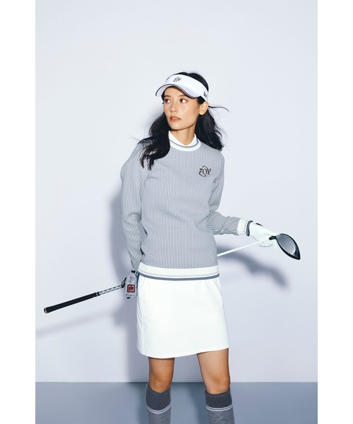 ZOY(ゾーイ)の「WOMENS ドライギャバ2WAY STRETCH スカート(スカート・レディース・ミント/ネイビー/ホワイト/マスタード・36/38/40)」の5枚目の写真
